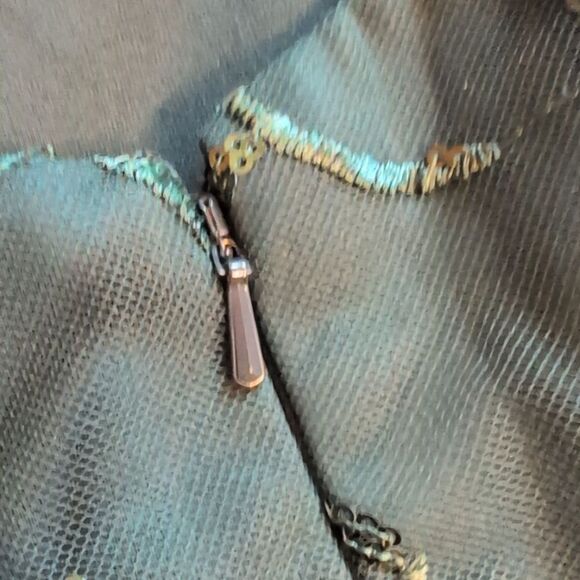 NWT Dessy Collection Birch 3D Sequin Embroidery Dress Evergreen Green size 16 - Picture 7 of 15